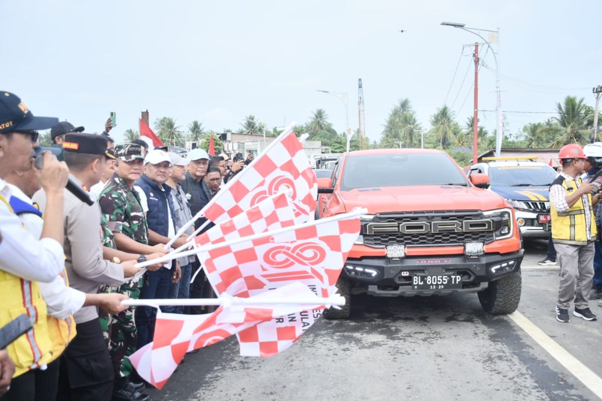 Aceh PRR: Kutablang Bireuen Bridge Construction Completed and Undergoing Testing