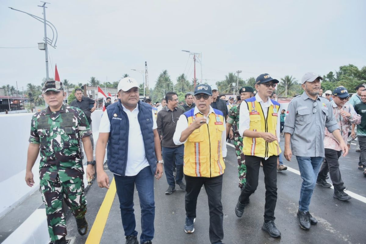 Three damaged bridges in Bireuen, Aceh, successfully repaired by central government