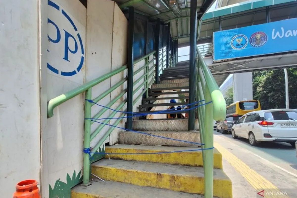 Repairs to Bulungan Pedestrian Bridge Completed on Wednesday