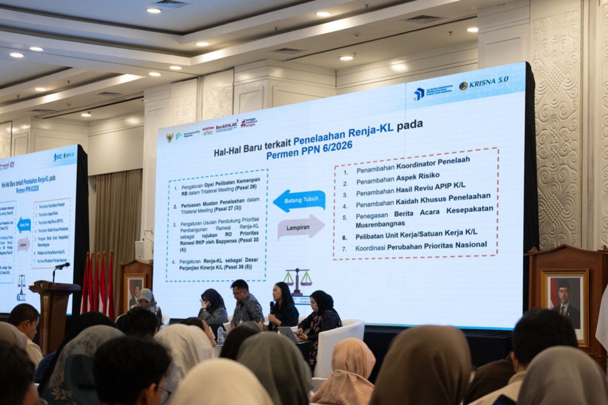 Bappenas: Stages for Proposed Changes to Ministry/Agency Work Plans Now in Effect