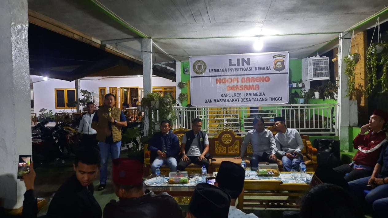 Pagar Alam Police Absorb Public Aspirations Through 'Ngopi Dai' Programme, Urging Citizens to Maintain Security