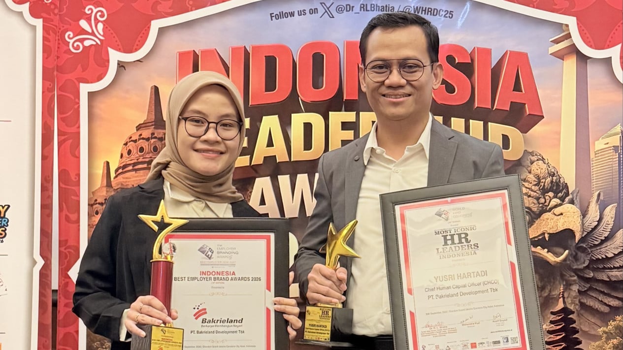 Bakrieland Receives Indonesia Best Employer Brand Awards 2026, Highlighting Communication and Talent