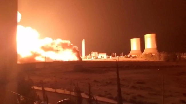 Gas Pipeline Explosion Triggers Massive Fire, Damaging Three Power Plants
