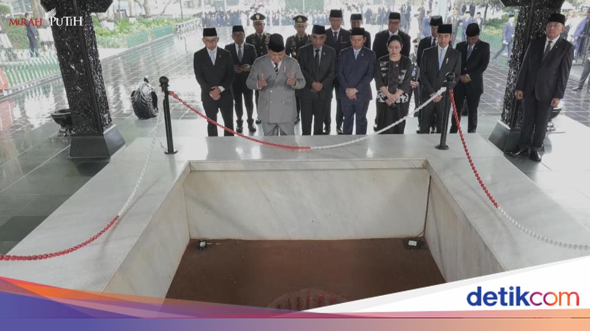 Prabowo, Gibran, and Puan Pray at the Lubang Buaya Death Well