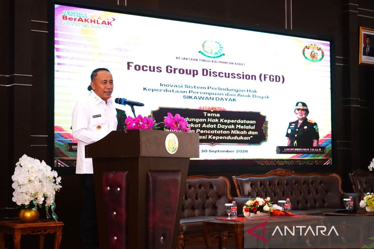 West Kalimantan Provincial Government Strengthens Civil Administration for Dayak Community