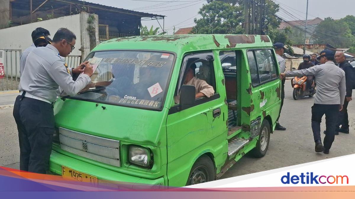 516 Old Minibuses Remaining: Bogor City Targets Completion of Crackdown by Year-End