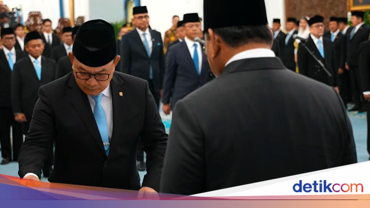 Dudung Abdurachman Inaugurated by Prabowo to Replace Djamari as Coordinating Minister for Political and Security Affairs