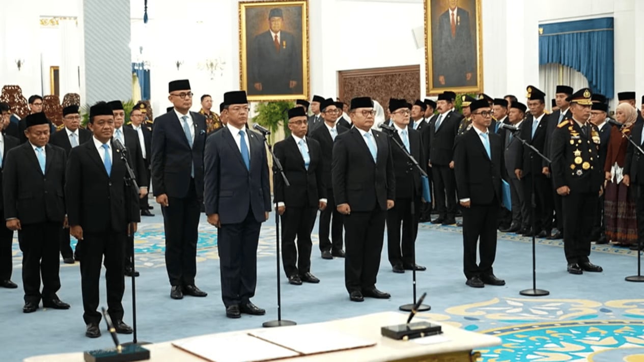 Sarmuji Inaugurated as Minister of Industry, Replacing Agus Gumiwang
