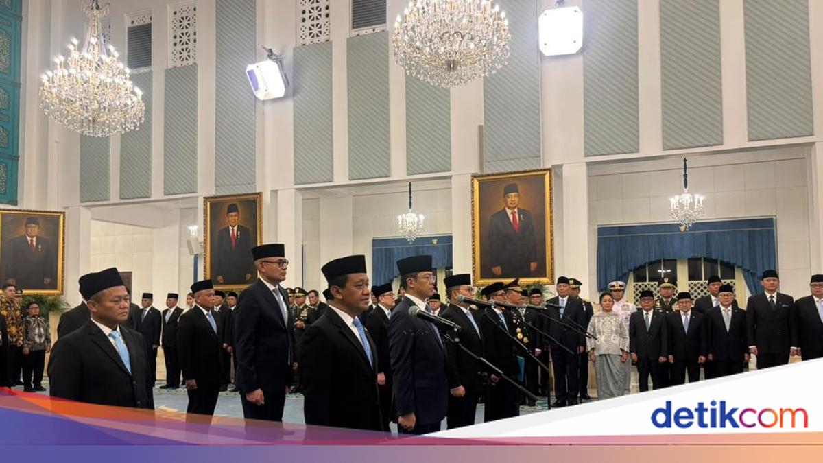 From Bahlil to Sugiono: List of Officials Inaugurated by the President