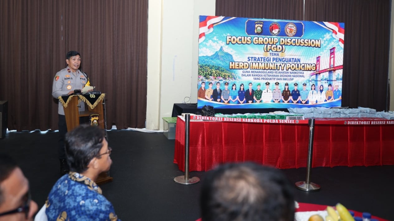 Drug Prevention Strengthened: South Sumatra Regional Police Implement 'Herd Immunity Policing' to Build Community Resilience