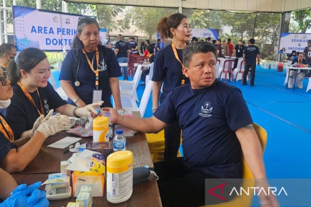 Cibinong Prison conducts health checks for 500 inmates