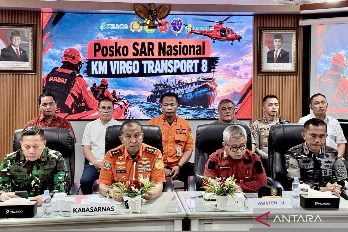 Basarnas Confirms Maximum Deployment of All SAR Elements for KM Virgo Operation