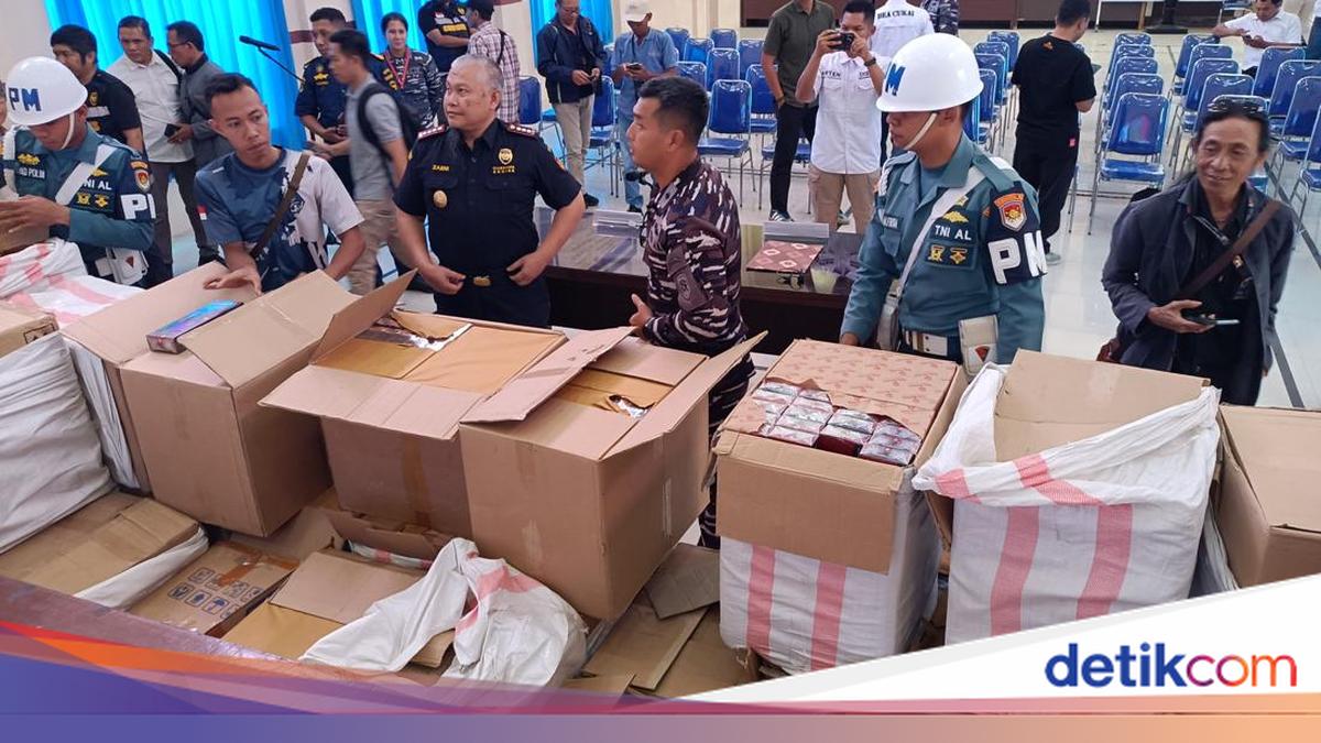 Truck Driver Arrested in Lembar for Smuggling 560,000 Illegal Cigarettes