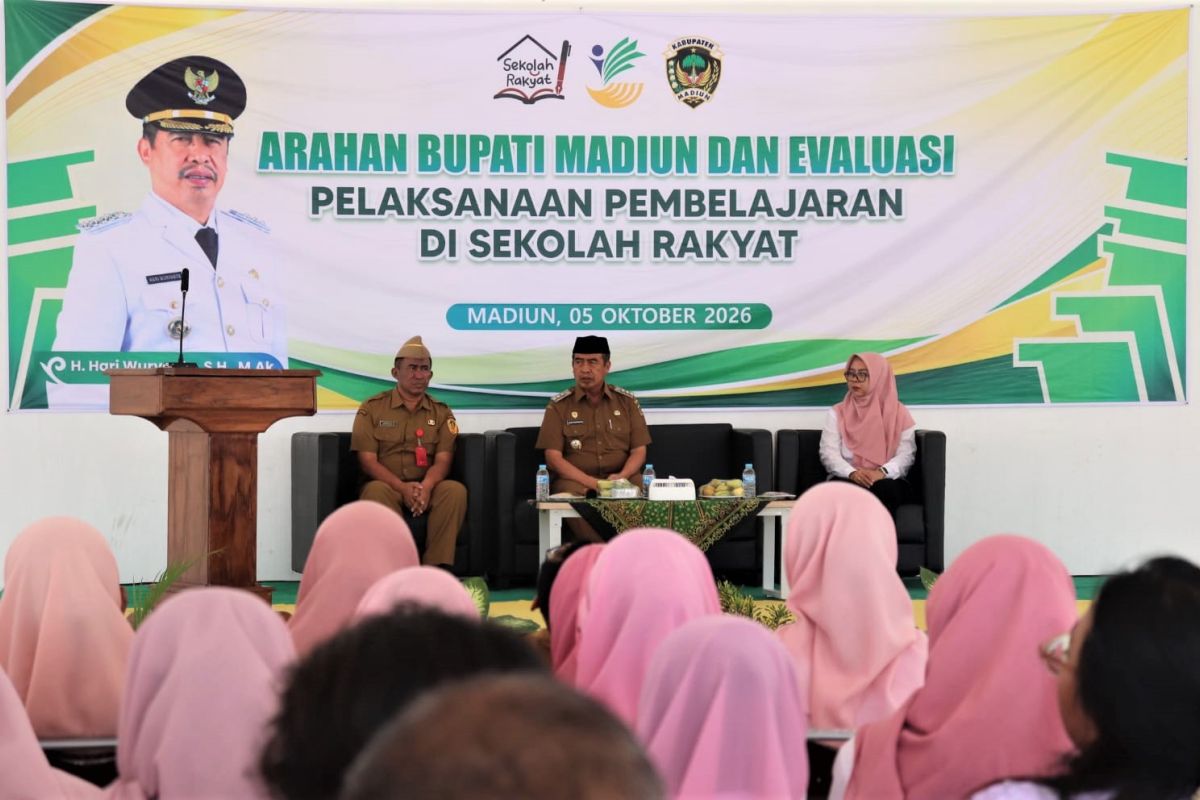 Madiun Regency Government Evaluates Learning Process at Sekolah Rakyat