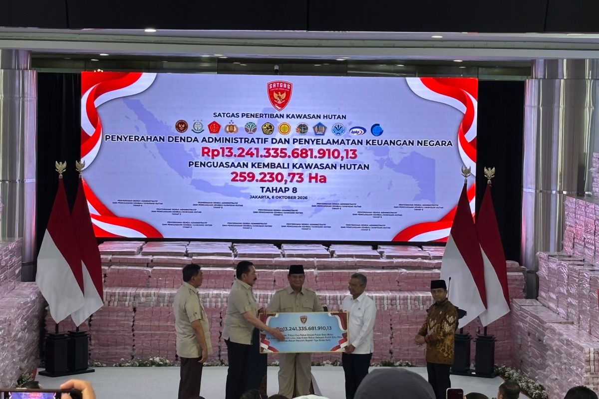 Prabowo asserts Forest Area Task Force is spearhead in protecting national wealth