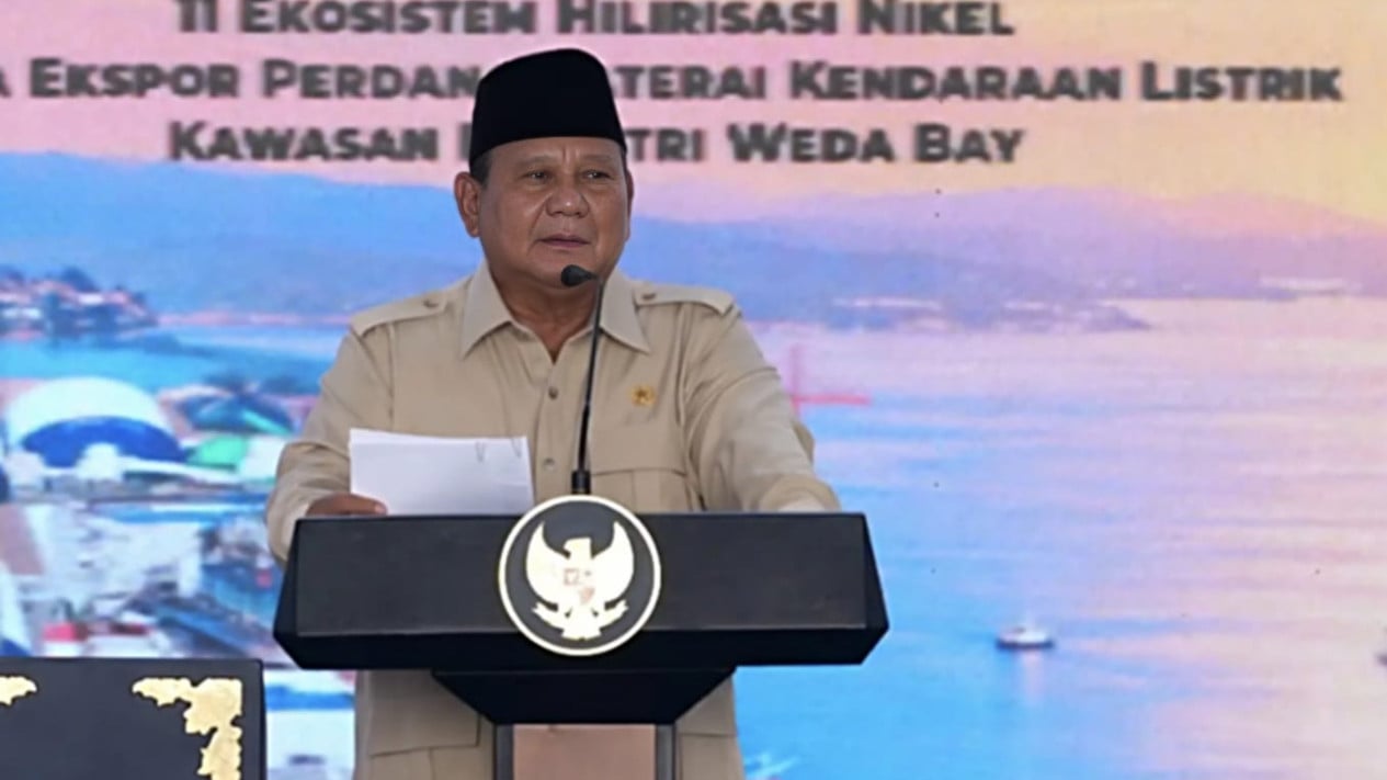 Prabowo Launches EV Battery Exports and 11 Downstreaming Projects Worth Rp180 Trillion in North Maluku
