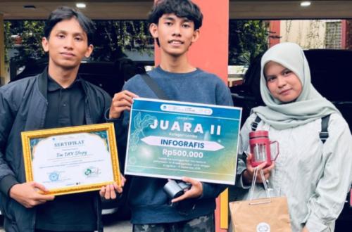 UBSI Visual Communication Design Students Win Second Place in Infographic Competition with Focus on Farmer Regeneration