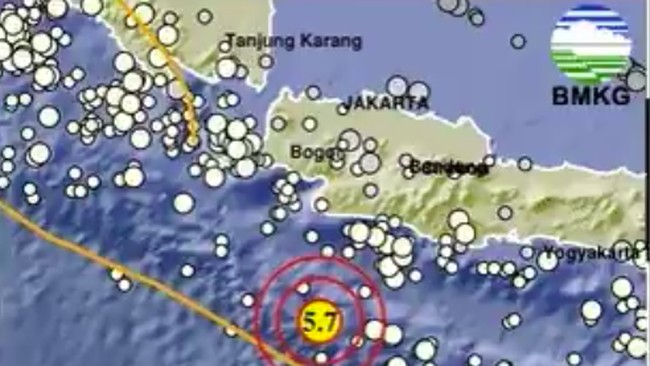 Magnitude 5.7 Earthquake Strikes Sukabumi, West Java