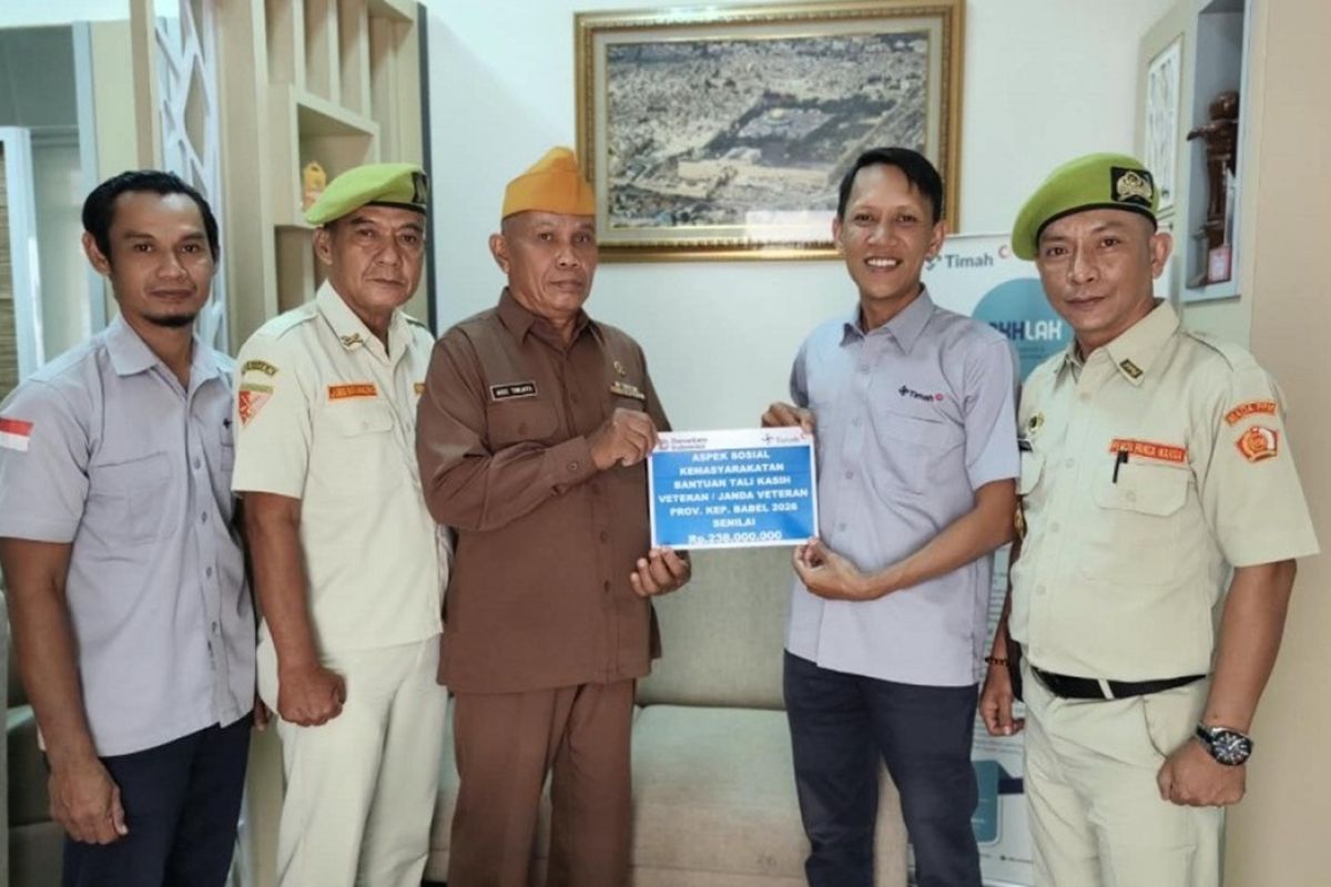 PT Timah Provides Assistance to Independence War Veterans