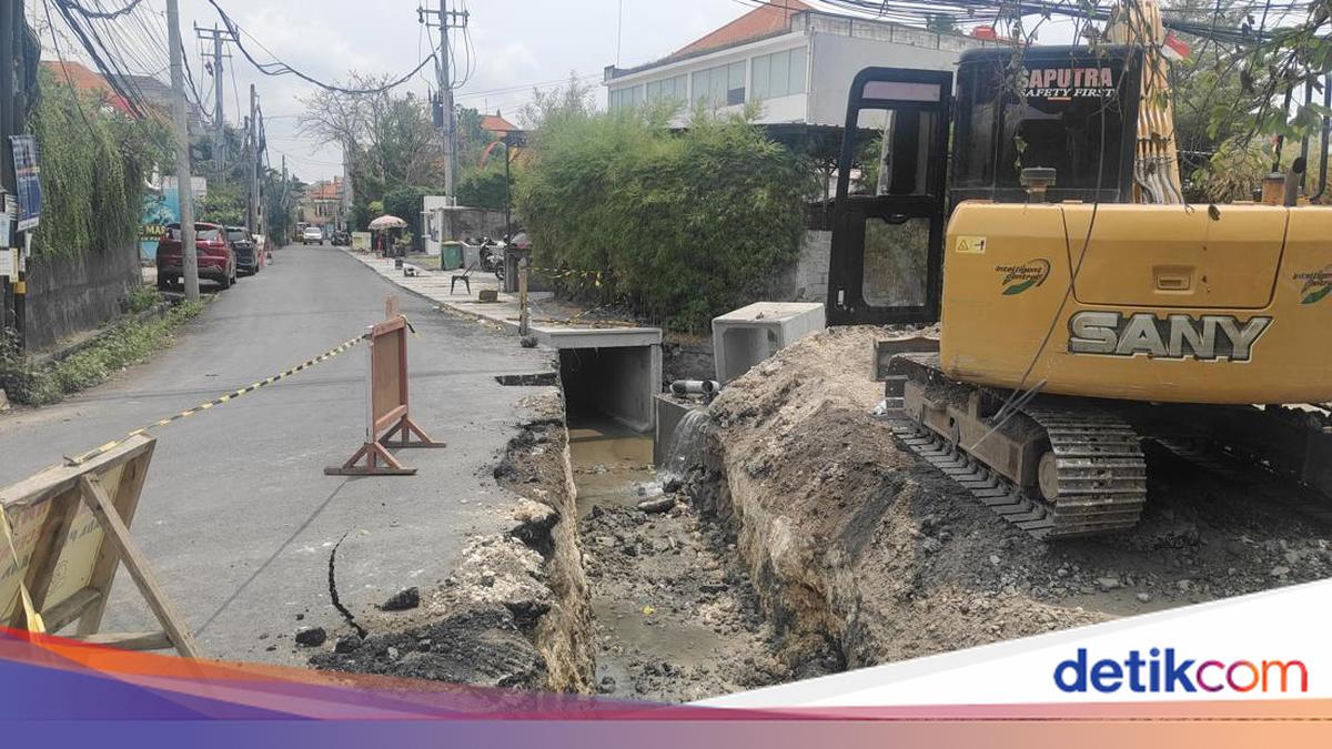 Badung Ramps Up Flood-Control Drainage Project, Now 70% Complete